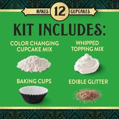 Wicked for Good Vanilla Cupcake Color Changing Mix Reveals 12 Cups Betty Crocker