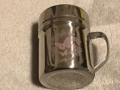 Dolly Parton Pink Butterfly Powdered Sugar Shaker