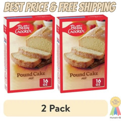 Betty Crocker Pound Cake Mix Kosher, 16 oz – 2 Pack