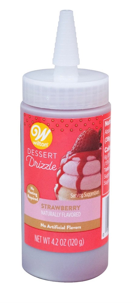Wilton Dessert Drizzle Strawberry 4.2 oz Pack of 2