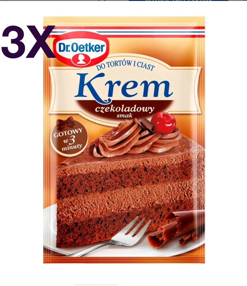 Dr.Oetker CHOCOLATE Cake Cream Filling 3 Minute PREP 1 Bag/140g FREE SHIPPING