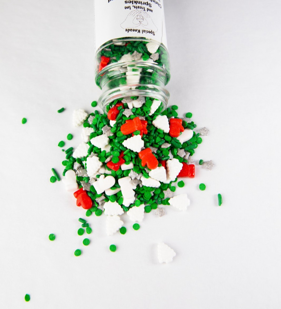 Christmas Tree Sprinkle blend – Special Kneads and Treats / special needs