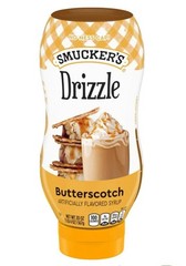 🟡 New Smucker’s Drizzle BUTTERSCOTCH Sundae Ice Cream Syrup 20oz (1 Bottle)
