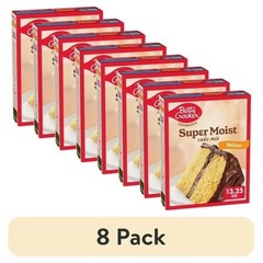 Super Moist Yellow Cake Mix 13.25 oz 8 Pack Bulk Baking Supplies