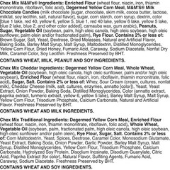 Chex Mix Variety Pack: Traditional, Cheddar & M&M Sweet & Salty, 1.75 oz, 40 ct.