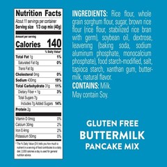 Krusteaz Gluten-Free Light & Fluffy Buttermilk Pancake Mix – 16 oz Box