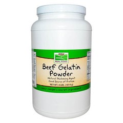 NOW FOODS Beef Gelatin Powder 4 lbs.
