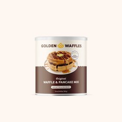 BRAND NEW Golden Waffles Original Waffle & Pancake Mix – 33oz Canister