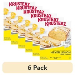 Meyer Lemon Pound Cake Baking Mix with Lemon Flavored Glaze 16.5 oz Box