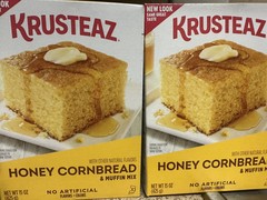Krusteaz Honey Cornbread & Muffin Mix, 15-Ounce Box Pack of 2