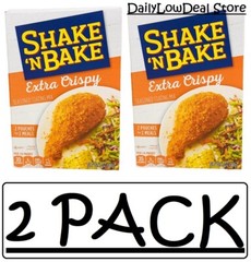 2 PACK – Kraft Shake N Bake Extra Crispy Seasoned Coating Mix 5 oz (Total 10 oz)
