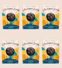 Autumn Sons Double Chocolate Cookie Mix 6 Pack Gluten Free Vegan Kosher Non GMO