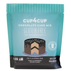 Cup4Cup Gluten Free Chocolate Cake Mix 1.3 lbs Non GMO Kosher Baking Mix