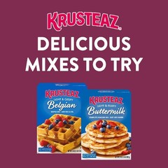 (4 pack) Krusteaz Sweet Cream Pancake and Waffle Mix, Light & Fluffy, 26 oz Box