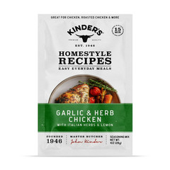 Kinder’s® Homestyle Recipes Garlic & Herb Chicken Seasoning Mix (2 PACK)