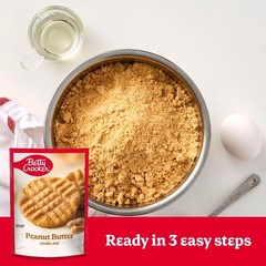 (3 pack) Peanut Butter Cookies, Cookie Baking Mix, 17.5 oz
