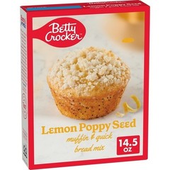 Muffin Quick Bread Mix Lemon Poppy Seed Streusel 6 Pack 14.5 oz Easy Bake New