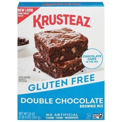 Krusteaz Gluten Free Double Chocolate Thick & Chewy Brownie Mix, 20 Ounce, 8