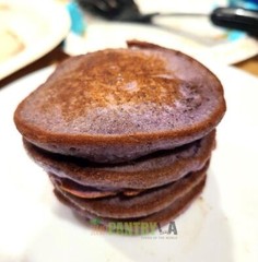 Pondan Ube Pancake Mix & Maple Flavored Syrup 8.81 oz X 2 Pk w Mini Wire Whisk