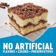 Krusteaz Gluten Free Cinnamon Crumb Cake Mix Pack of 2 Easy to Make Baking Mix