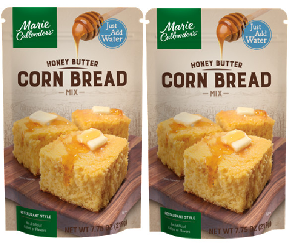 HONEY BUTTER CORN BREAD MIX (2 Bags, 7.75 oz. Each Bag)