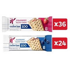 Special K Pastry Crisps, Strawberry & Blueberry, 60 Count
