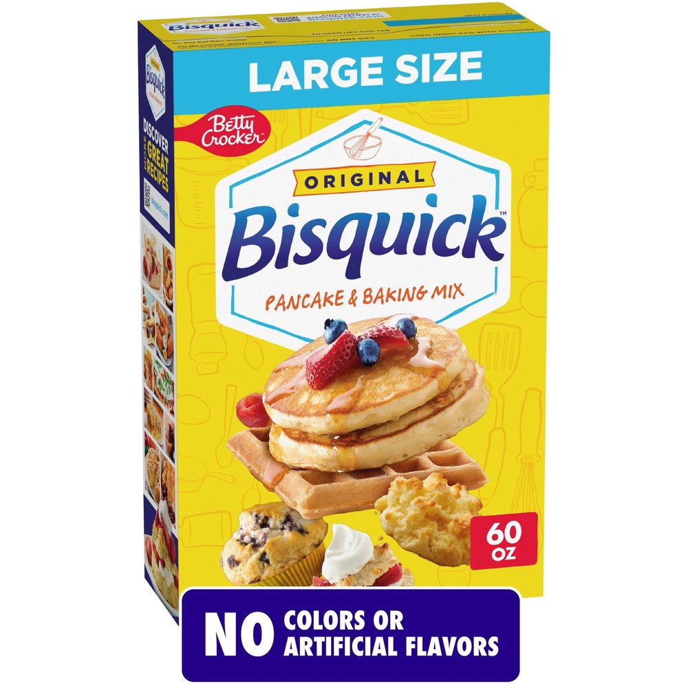 Pancake and Baking Mix, Original, Large Size, 60 oz