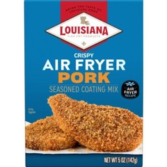 Louisiana Fish Fry Air Fryer Seasoned Coating Mix for Pork