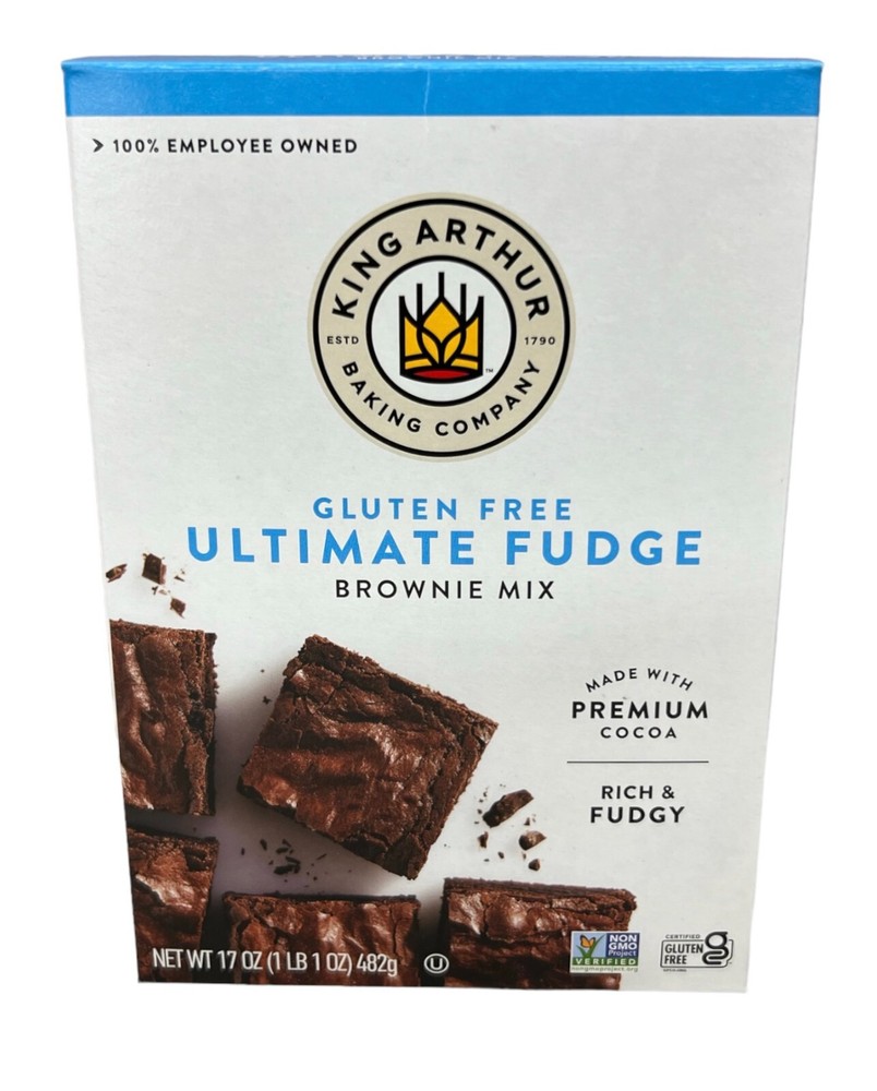 King Arthur Gluten Free Ultimate Fudge Brownie Mix 17 oz