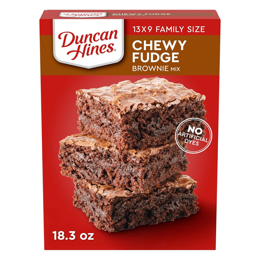 Duncan Hines Brownie Mix, Chewy Fudge, 18.3 Oz.