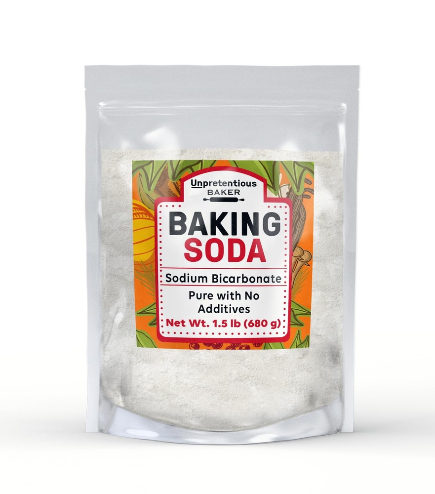 Baking Soda Pure Sodium Bicarbonate 1.5 lb Natural Cleaning and Baking