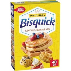 Betty Crocker Bisquick Original Pancake & Baking Mix, 40 oz, Makes 60 Pancakes