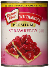 Wilderness More Fruit Strawberry Pie Filling and Topping, 21 Oz. (Pack of 8)