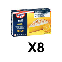 Dr. Oetker Shirriff Lemon Pie Filling Dessert Mix 164g Baking Pudding (8 Packs)