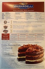 Ghirardelli Triple Chocolate Brownie Mix, Semi-Sweet, Milk, Bittersweet, 120…
