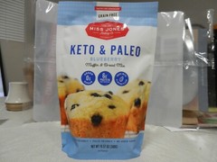 Miss Jones Keto &Paleo Blueberry Muffin &Bread Mix Pack of 3×10.57OZ. Sugar Free