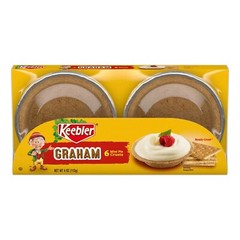 Keebler Ready Crust Mini Graham Cracker Pie Crusts Premade Pie Crusts 4 oz x 12c