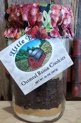 Little Barn Oatmeal Raisin Cookie Mix in a Jar