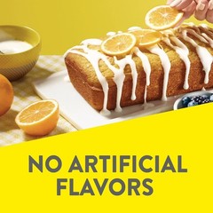 Meyer Lemon Pound Cake Baking Mix with Lemon Flavored Glaze, 16.5 oz Box (6