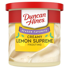 Duncan Hines Creamy Lemon Supreme Flavored Frosting, 16 oz.