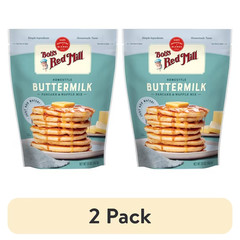 (2 pack) Bob’s Red Mill Homestyle Buttermilk Pancake & Waffle Mix 20 oz