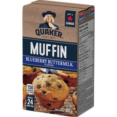 2-Pack Quaker Blueberry Buttermilk Flavour Muffin Mix