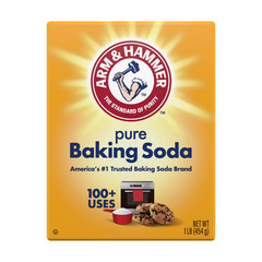 ARM & HAMMER Baking Soda, Multi-Purpose 100% Pure Sodium Bicarbonate Powder,1 lb