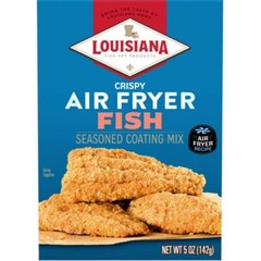 Louisiana Fish Fry Air Fryer Seasoned Coating Mix for Fish