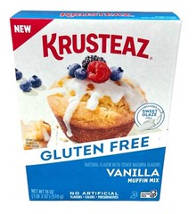 Krusteaz Gluten Free Vanilla Muffin Mix with Sweet Glaze 18 oz