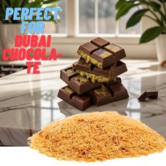 Roasted Kataifi Shredded Fillo Dough 5kg 11 lbs – PreToasted Kadayif for Duba…