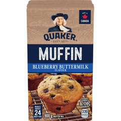 2-Pack Quaker Blueberry Buttermilk Flavour Muffin Mix
