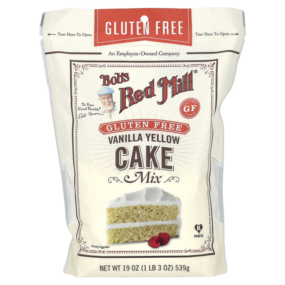Vanilla Yellow Cake Mix, Gluten Free, 19 oz (539 g)