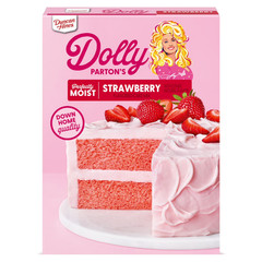 Duncan Hines Dolly Parton’s Strawberry Flavored Cake Mix, 15.25 oz