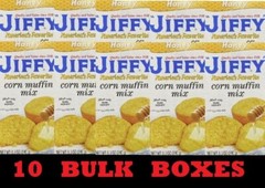 10x Jiffy HONEY Corn Muffin Mix 8.5 Oz Baking Cornbread Muffin 10 BOXES BULK